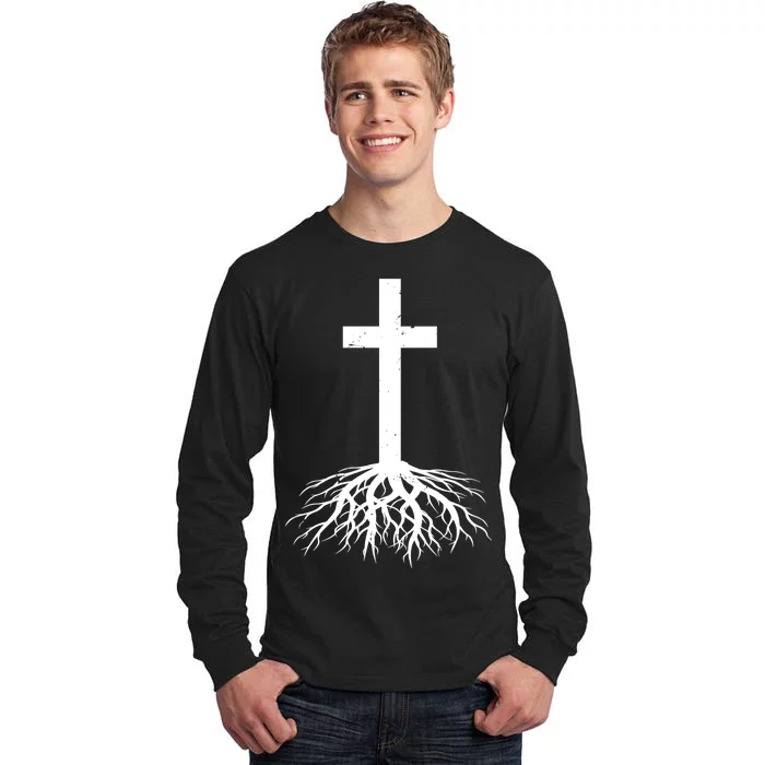 Jesus Cross Root Tall Long Sleeve T-Shirt