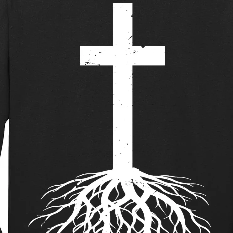 Jesus Cross Root Tall Long Sleeve T-Shirt