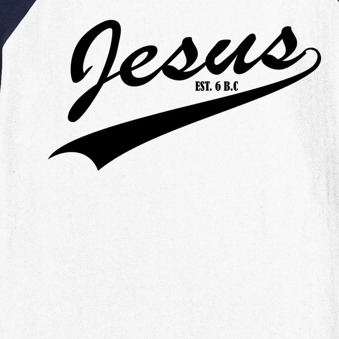 Jesus Est Baseball Sleeve Shirt