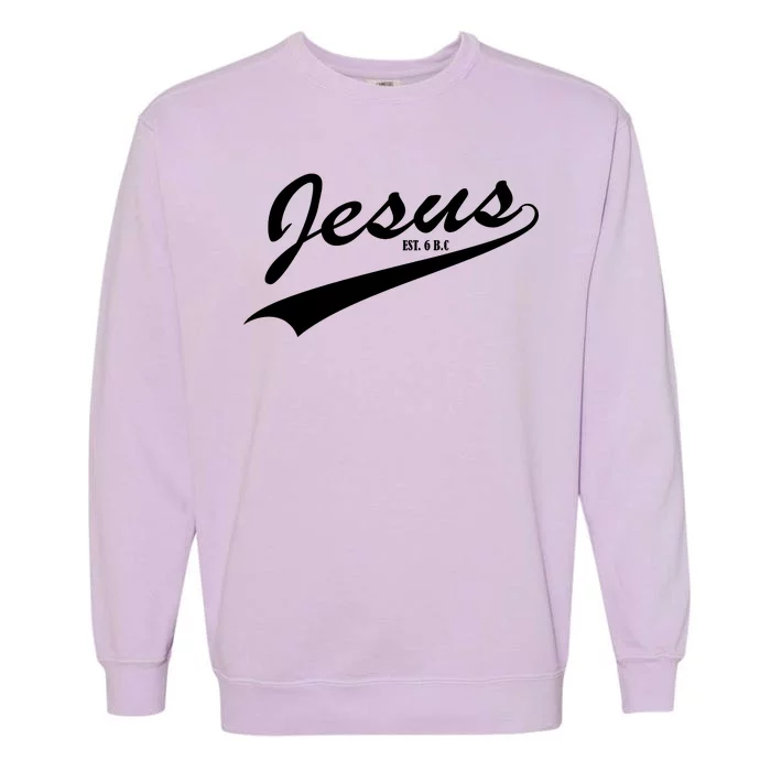 Jesus Est Garment-Dyed Sweatshirt