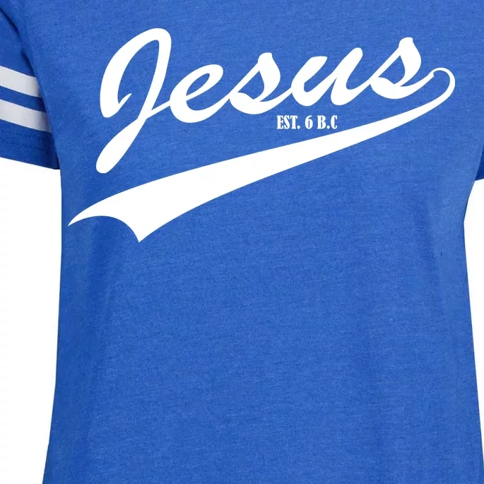 Jesus Est Enza Ladies Jersey Football T-Shirt