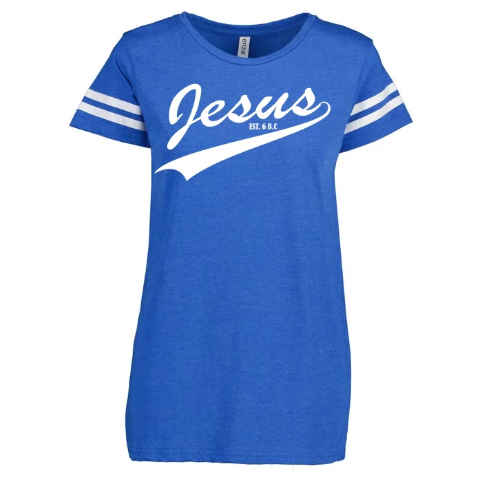 Jesus Est Enza Ladies Jersey Football T-Shirt