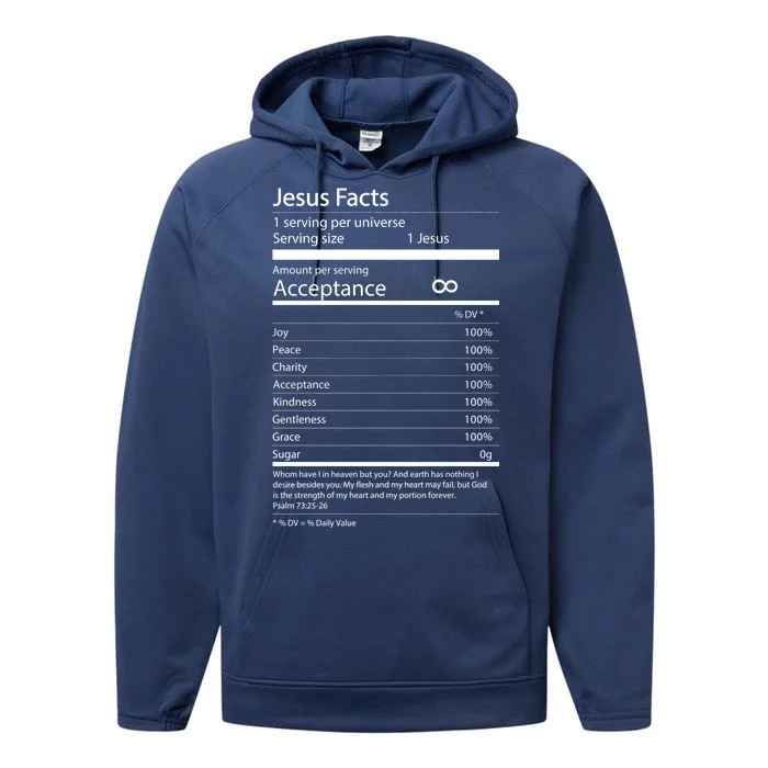 Jesus Facts Performance Fleece Hoodie