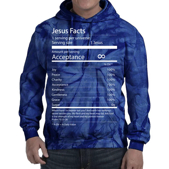 Jesus Facts Tie Dye Hoodie