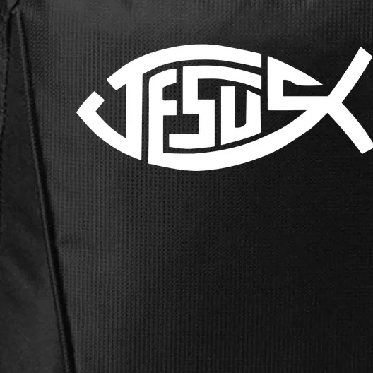 Jesus Fish Logo City Backpack