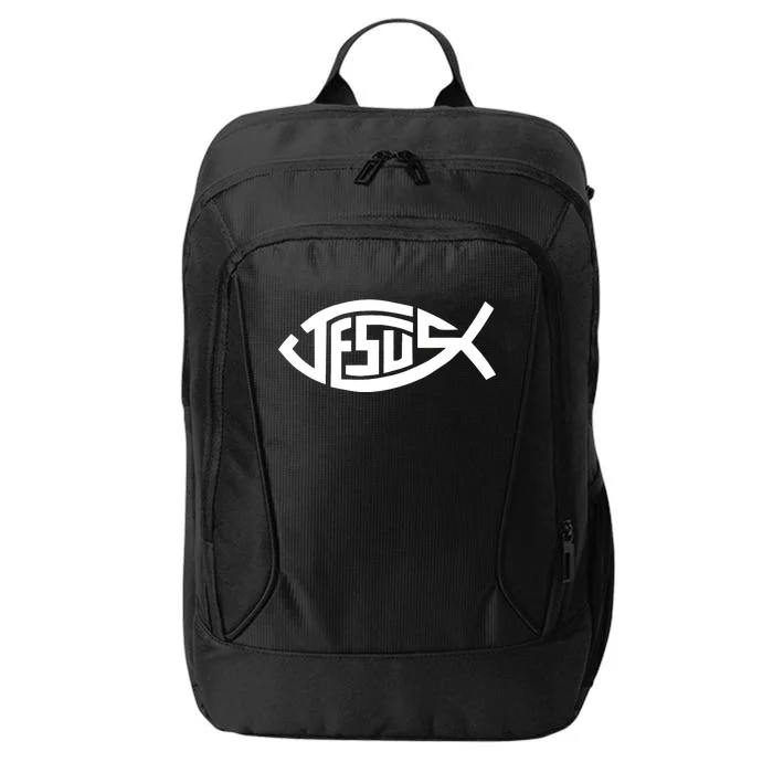 Jesus Fish Logo City Backpack