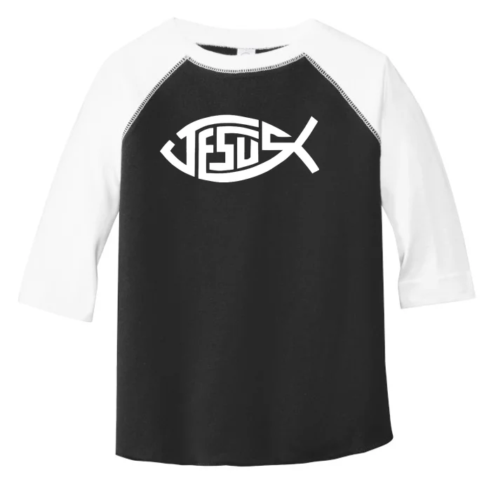 Jesus Fish Logo Toddler Fine Jersey T-Shirt