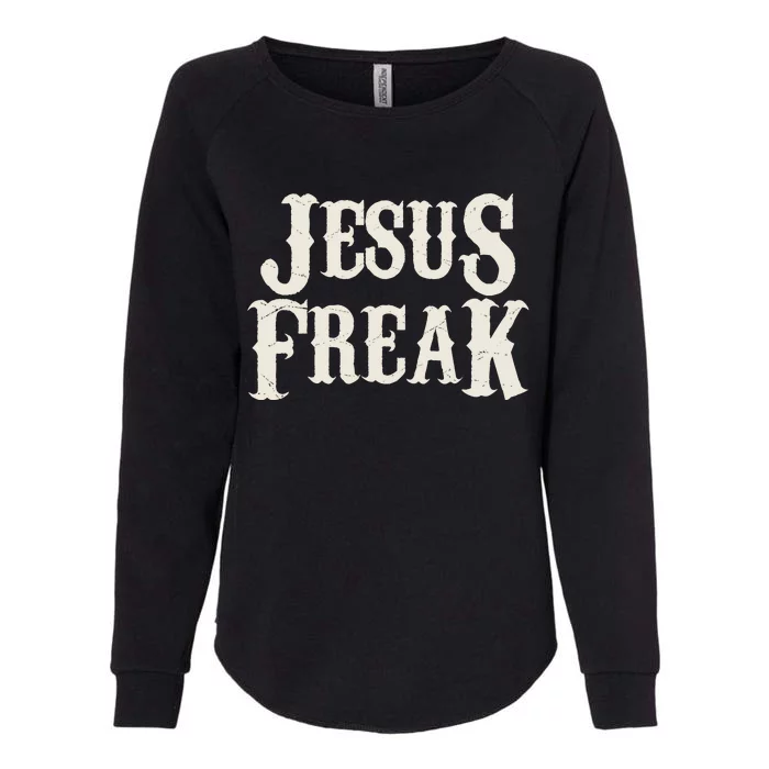 Jesus Freak Womens California Wash Sweatshirt