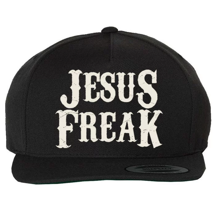 Jesus Freak Wool Snapback Cap