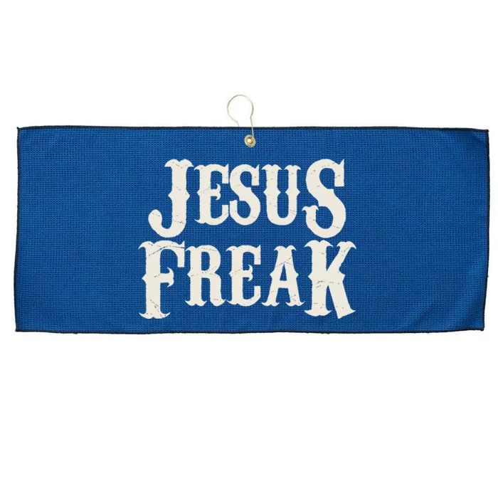 Jesus Freak Large Microfiber Waffle Golf Towel