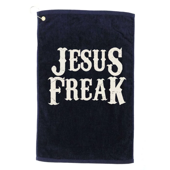 Jesus Freak Platinum Collection Golf Towel