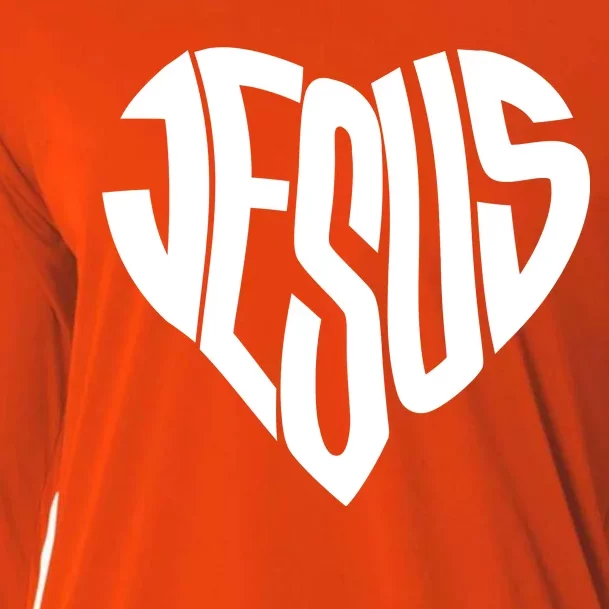 Jesus Heart Cooling Performance Long Sleeve Crew