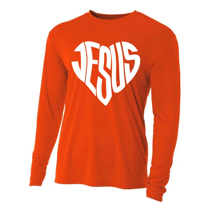 Jesus Heart Cooling Performance Long Sleeve Crew