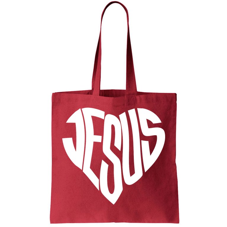 Jesus Heart Tote Bag