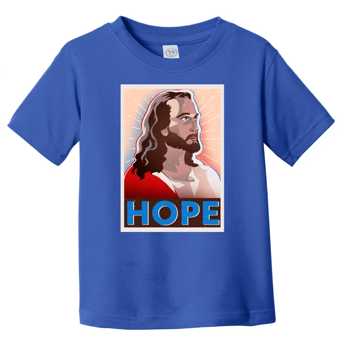 Jesus Hope Vintage Vote Poster Toddler T-Shirt