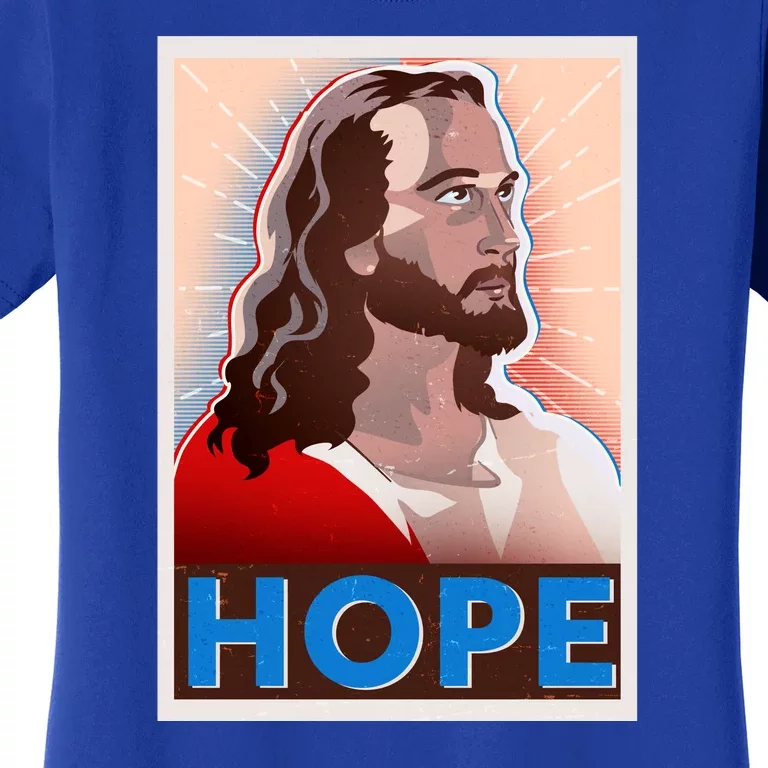 Jesus Hope Vintage Vote Poster Women's T-Shirt