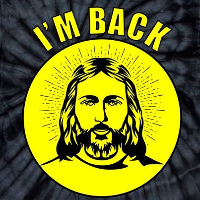 Jesus I'm Back Risen Easter Tie-Dye T-Shirt