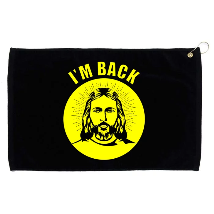 Jesus I'm Back Risen Easter Grommeted Golf Towel