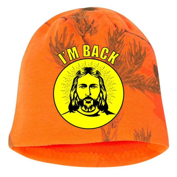 Jesus I'm Back Risen Easter Kati - Camo Knit Beanie