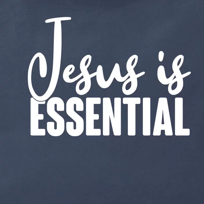 Jesus Is Essential Zip Tote Bag