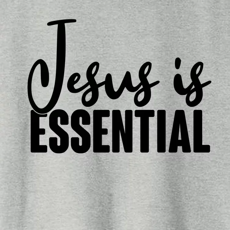 Jesus Is Essential Women's Crop Top Tee