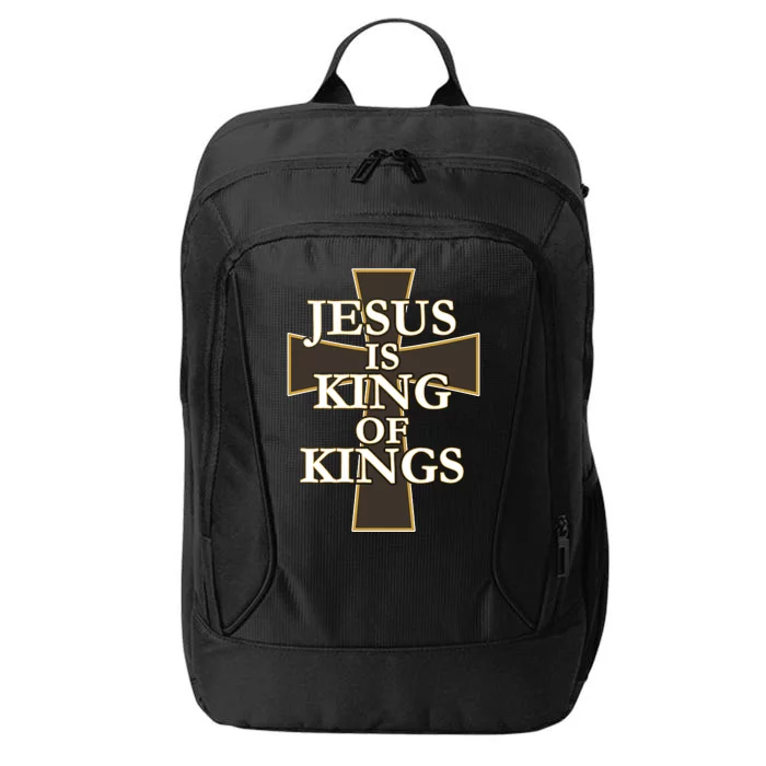 Jesus Is King of Kings Cross Religious City Backpack