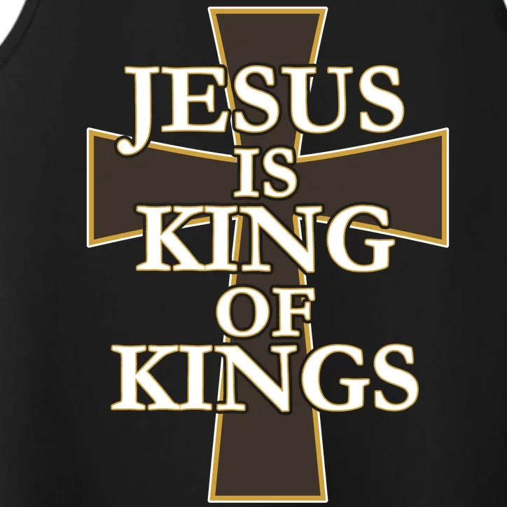 Jesus Is King of Kings Cross Religious Performance Tank