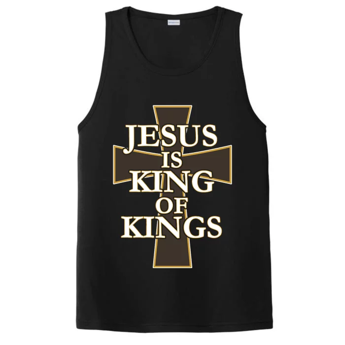 Jesus Is King of Kings Cross Religious Performance Tank