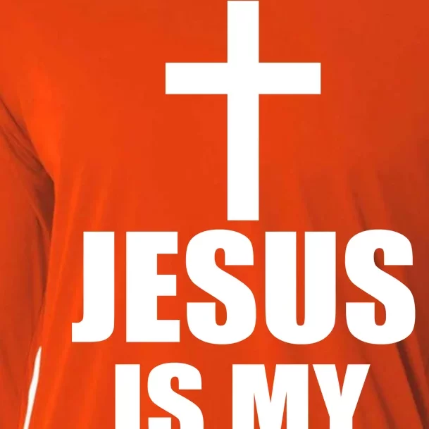 Jesus Is My Coach Cooling Performance Long Sleeve Crew