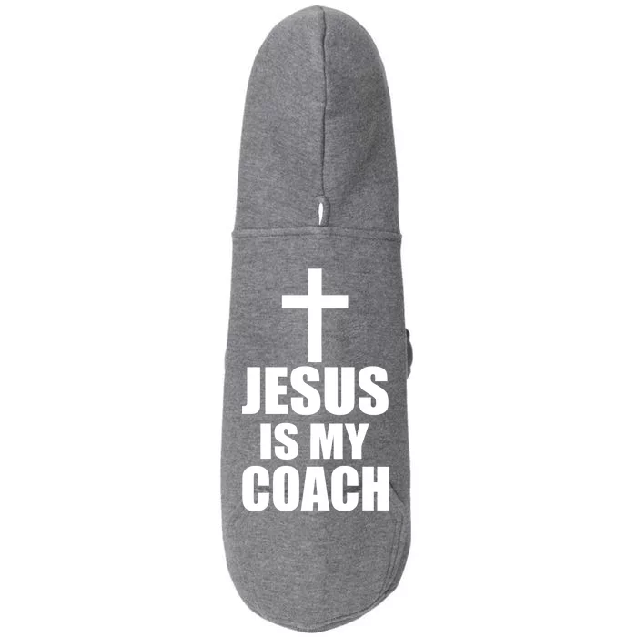 Jesus Is My Coach Doggie 3-End Fleece Hoodie