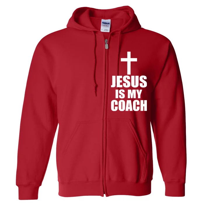 Jesus Is My Coach Full Zip Hoodie