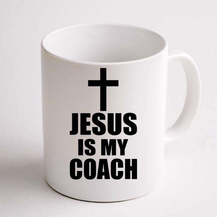 Jesus Is My Coach Front & Back Coffee Mug