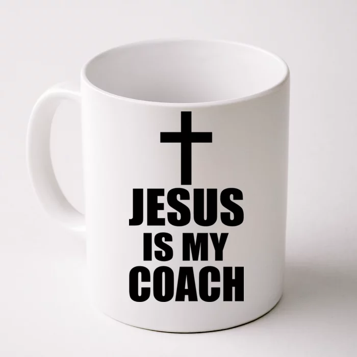 Jesus Is My Coach Front & Back Coffee Mug