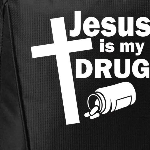 Jesus Is My Drug City Backpack