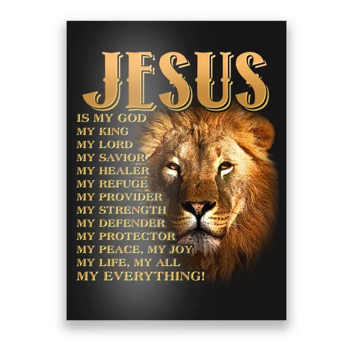 Lion Jesus Is My Savior Custom Name and number Basketball Jersey Shirt