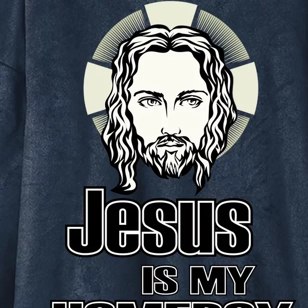 Jesus Is My Homeboy Hooded Wearable Blanket