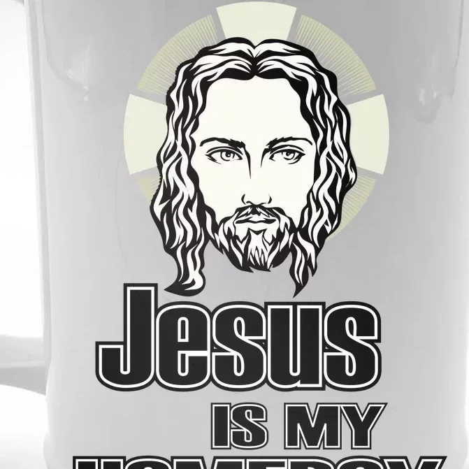 Jesus Is My Homeboy Front & Back Beer Stein