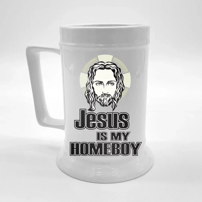 Jesus Is My Homeboy Front & Back Beer Stein