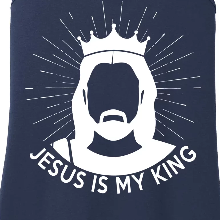 Jesus Is My King Ladies Essential Tank