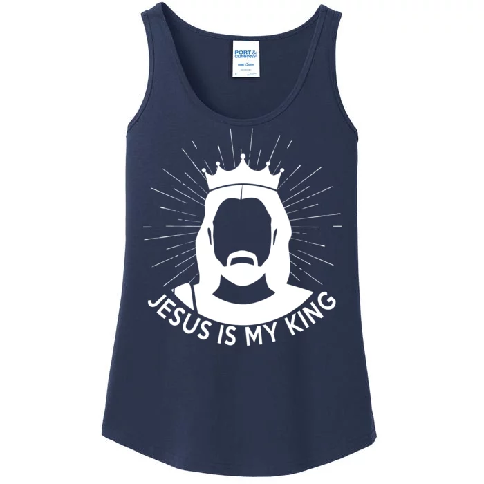 Jesus Is My King Ladies Essential Tank