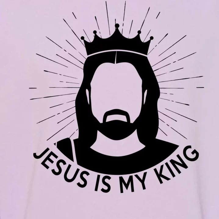 Jesus Is My King Garment-Dyed Sweatshirt