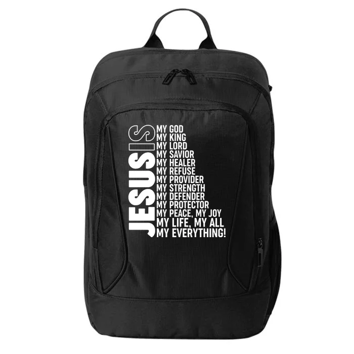 Jesus Is My Life My All My Everything City Backpack