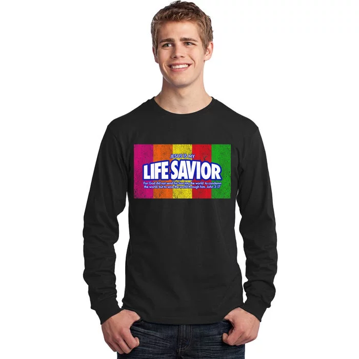 Jesus Is My Life Savior Tall Long Sleeve T-Shirt