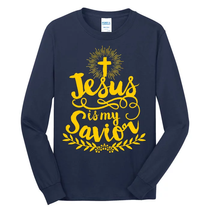 Jesus Is My Savior Cross Christian Tall Long Sleeve T-Shirt