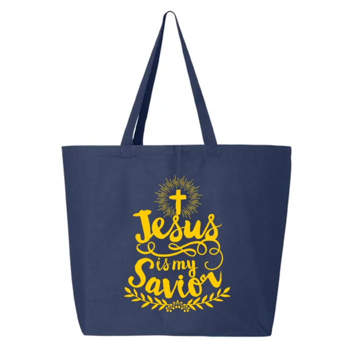 Jesus Is My Savior Cross Christian 25L Jumbo Tote