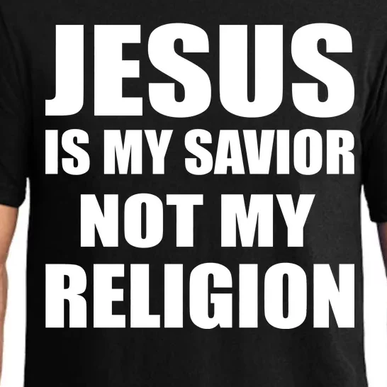 Jesus Is My Savior Not My Religion Pajama Set