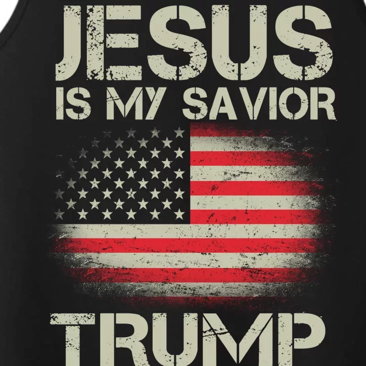 Jesus Is My Savior Trump Is My President Performance Tank