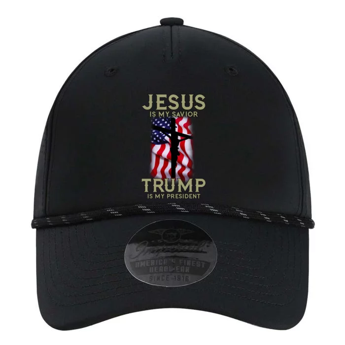 Jesus Is My Savior Trump Is My President American Cross Performance The Dyno Cap