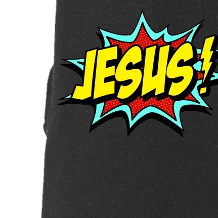 Jesus Is My Superhero Doggie 3-End Fleece Hoodie