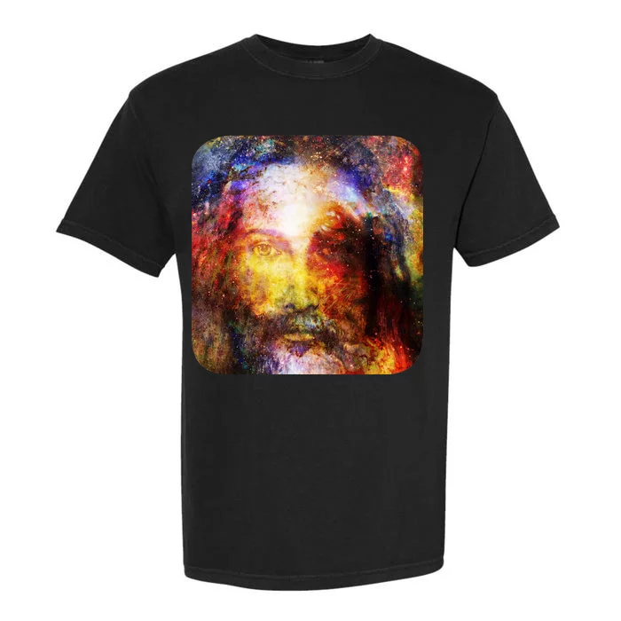 Jesus is the Galaxy Christian Painting Garment-Dyed Heavyweight T-Shirt